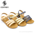 High quality women's sandals flat woven